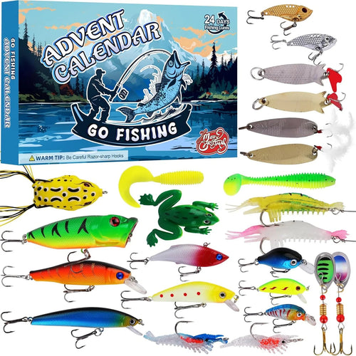 FRESHWATER FISHING CALENDAR | 24 Lake & River Lures