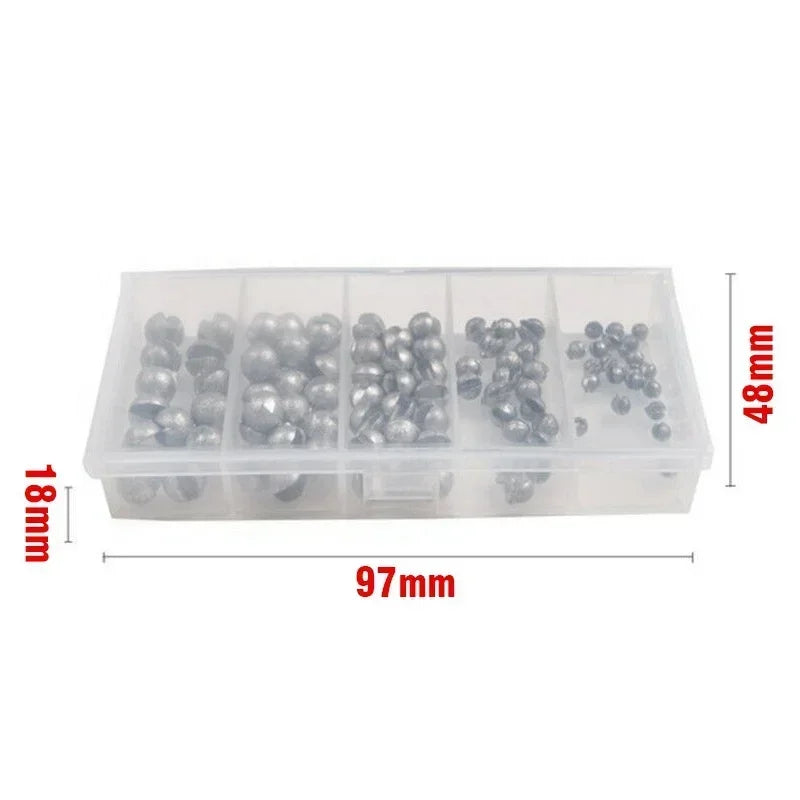 Delysia King 100 pcs/box Bite lead Fishing gear