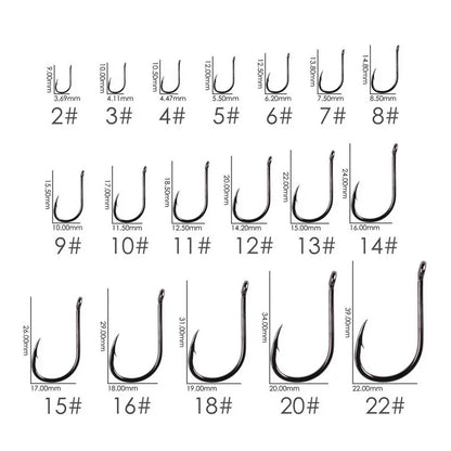 Box Fishing Hooks (50pcs)