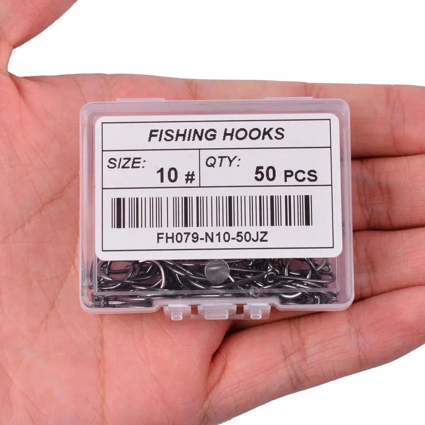Box Fishing Hooks (50pcs)