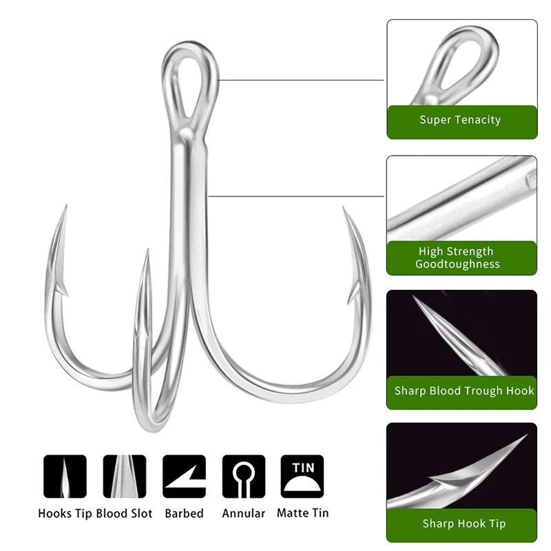 KATYUSHA 20Pcs Treble Hooks