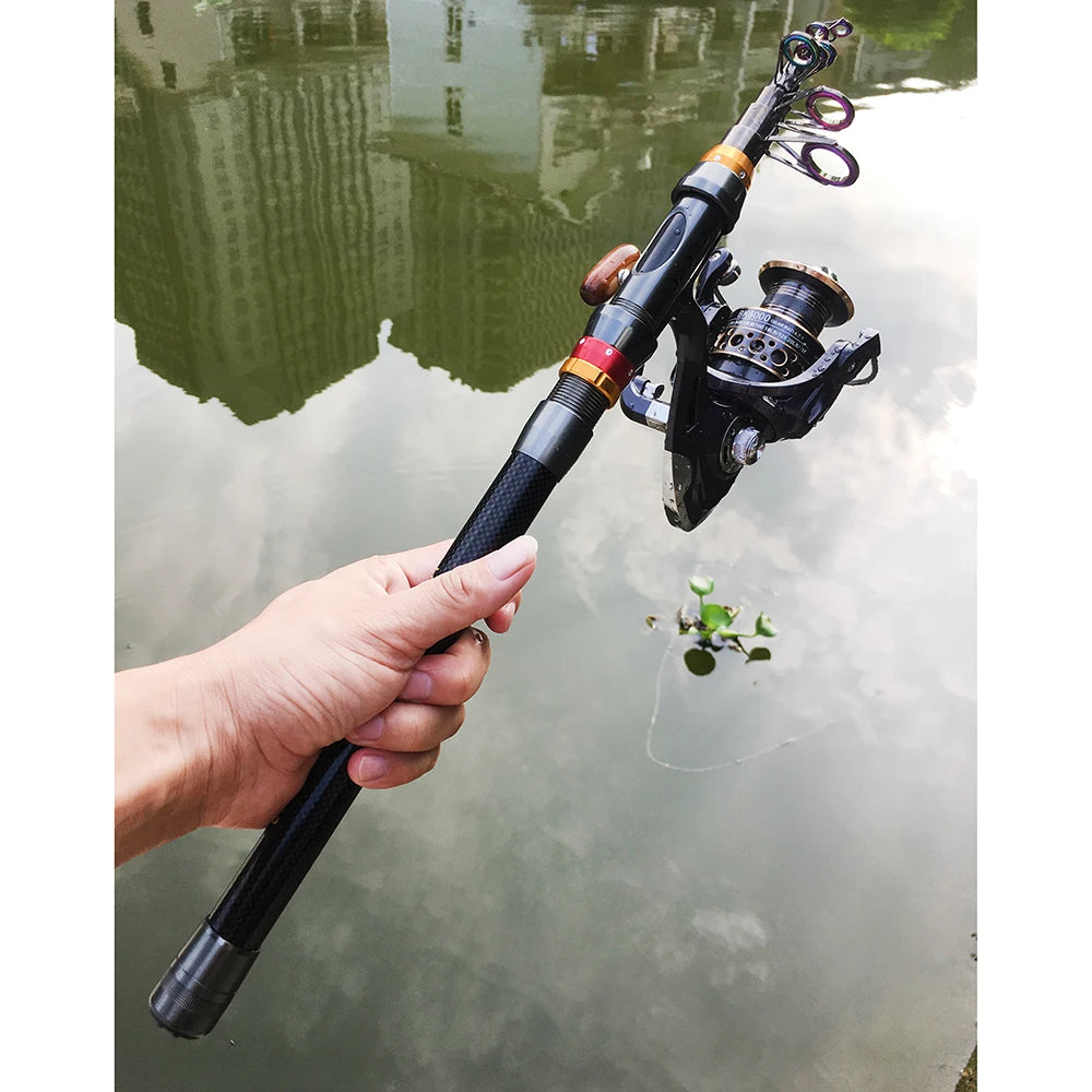 Fishing Rod And Reel Combo Kit