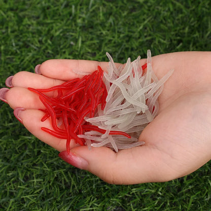 Worm Soft Lure Silicone Artificial Bait