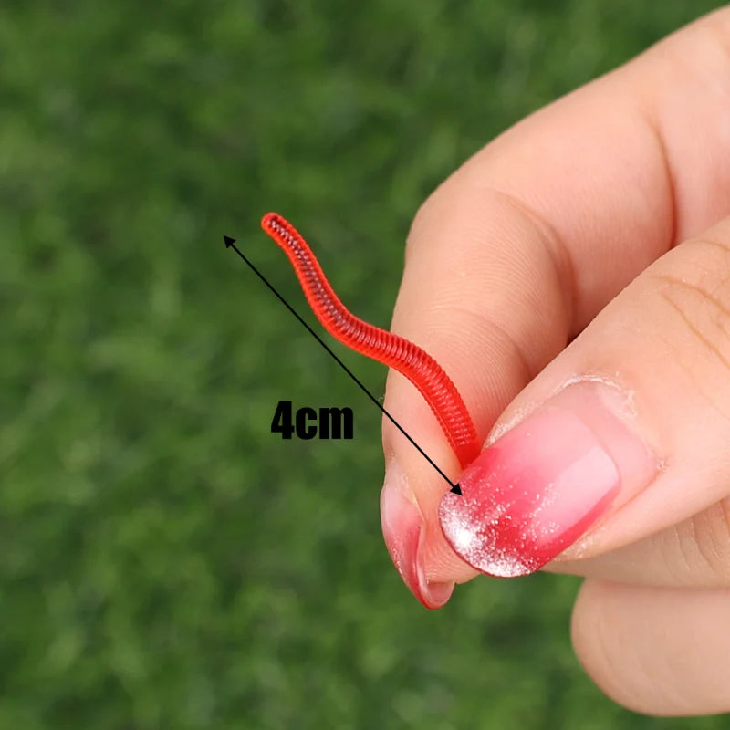 Worm Soft Lure Silicone Artificial Bait