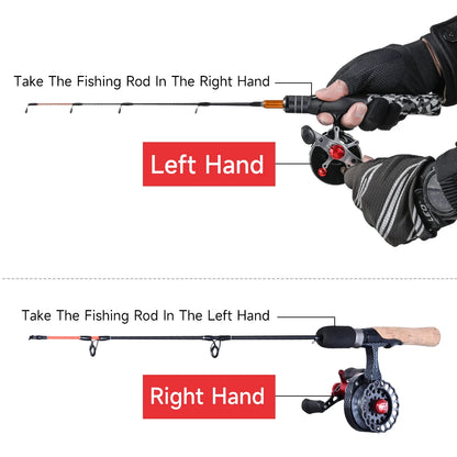 LEOFISHING Professional Spinning Ice Fishing Reels