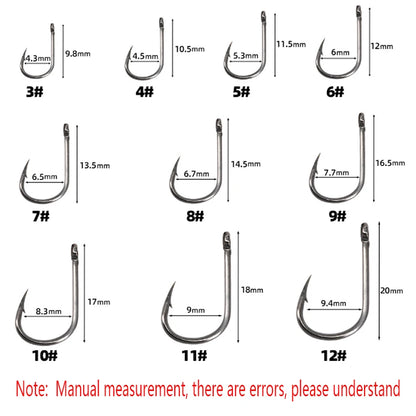 TAKEDO BOX Fishing Hooks 100-300PCS