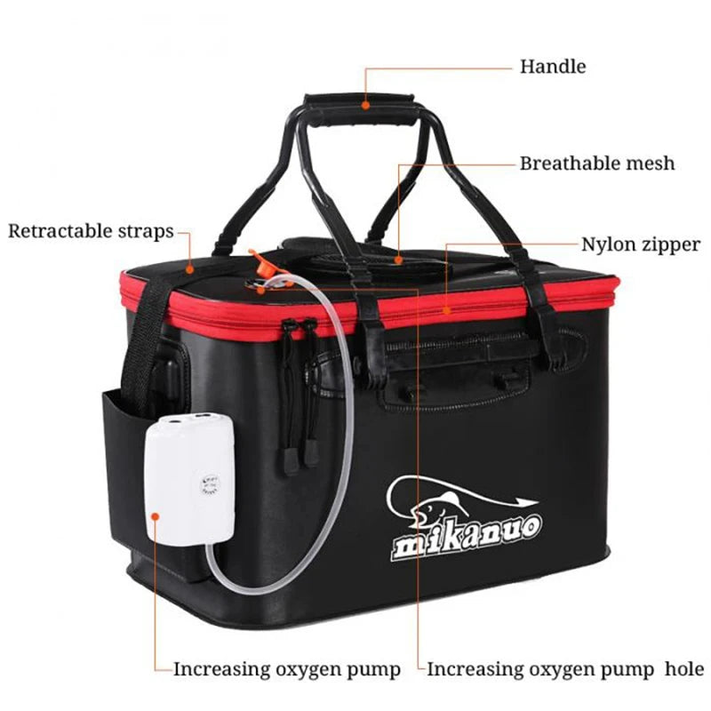 Foldable Waterproof Fishing Bucket-Container