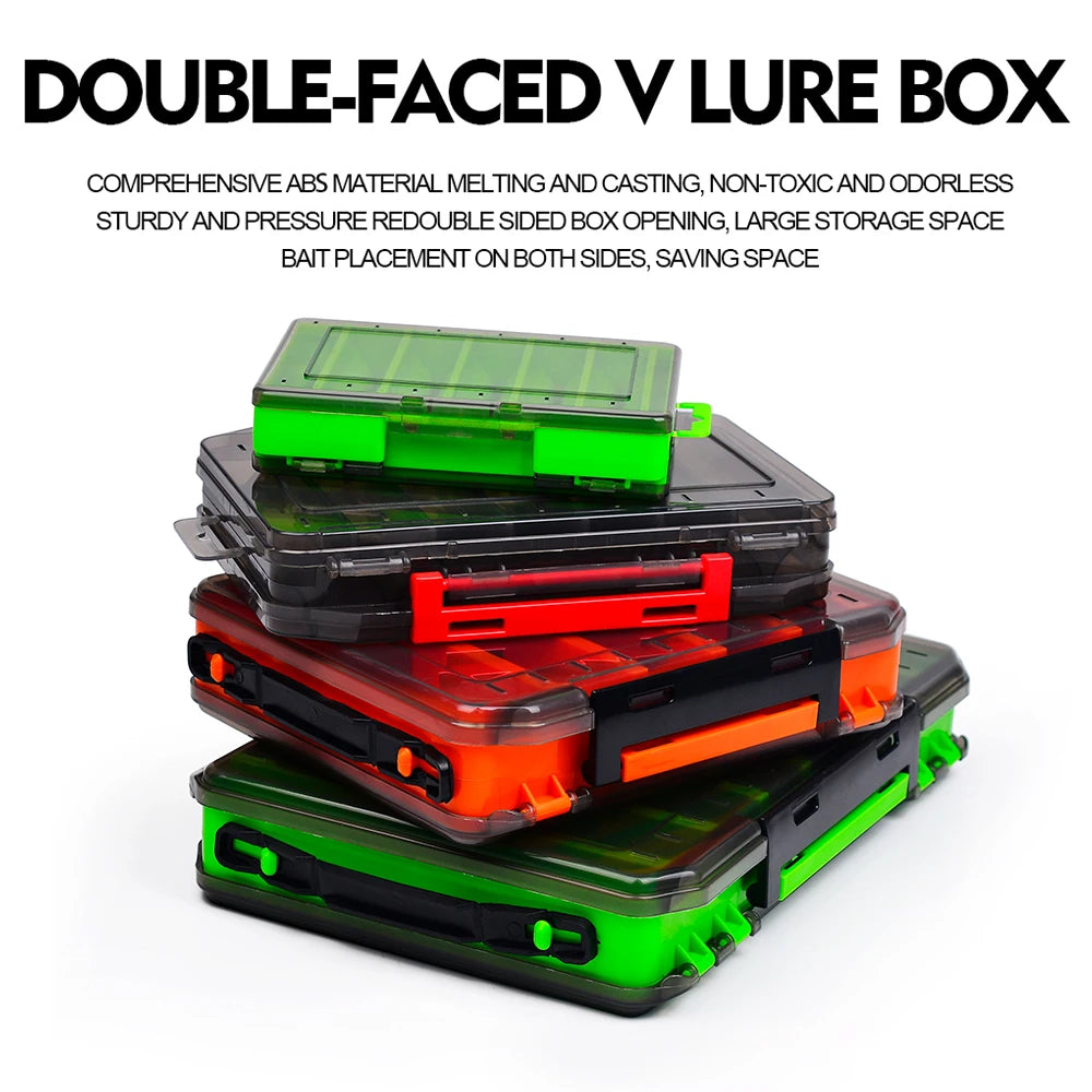 Double-Sided Waterproof Fishing Tackle Box