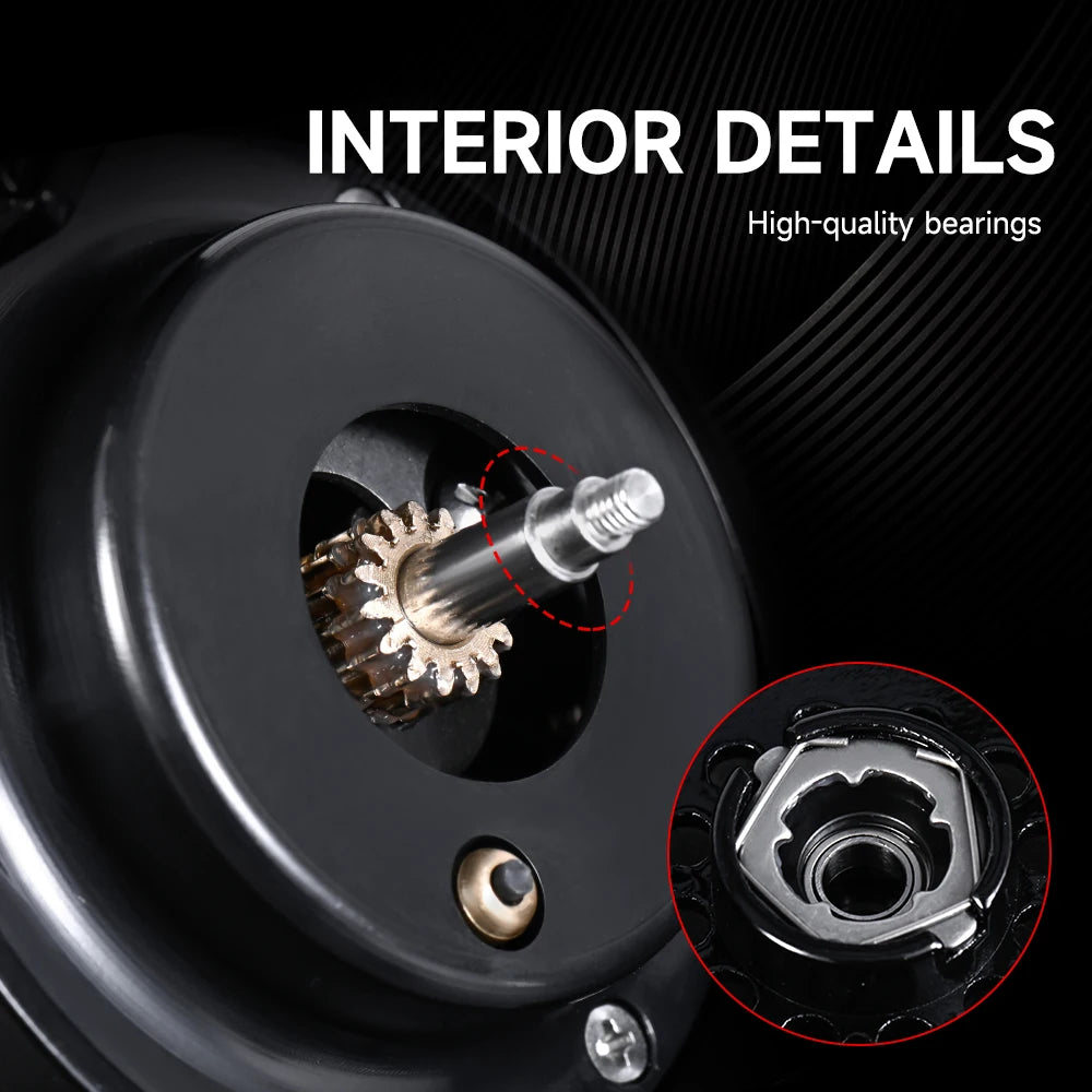 LEOFISHING Professional Spinning Ice Fishing Reels