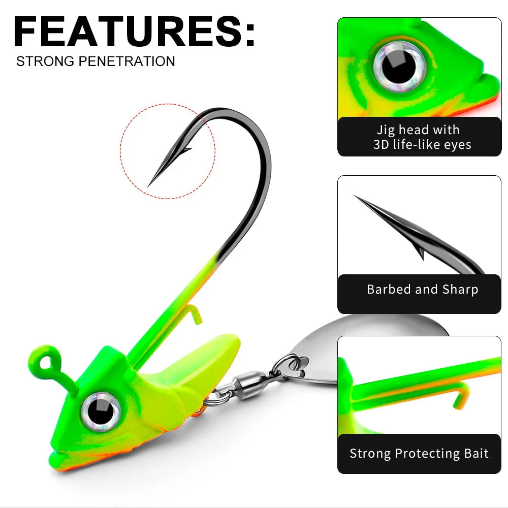 Jig Head Fishing Lures 1pc