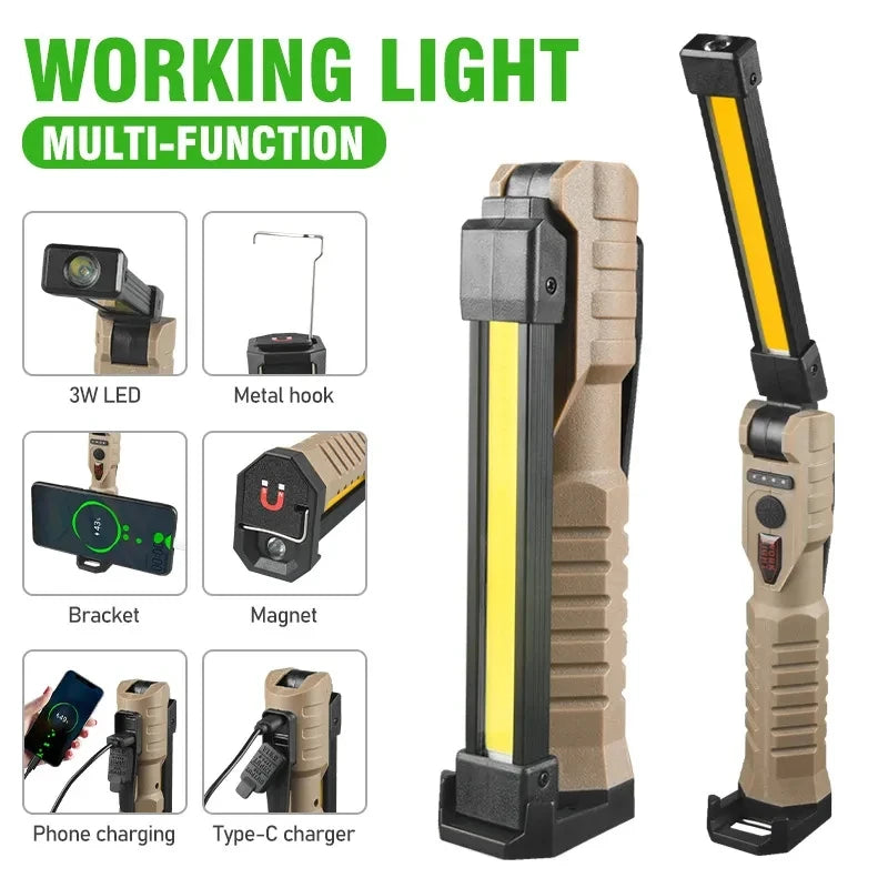 Windable Flashlight Portable Fold LED Flashlight – Swordfish Fishing Store