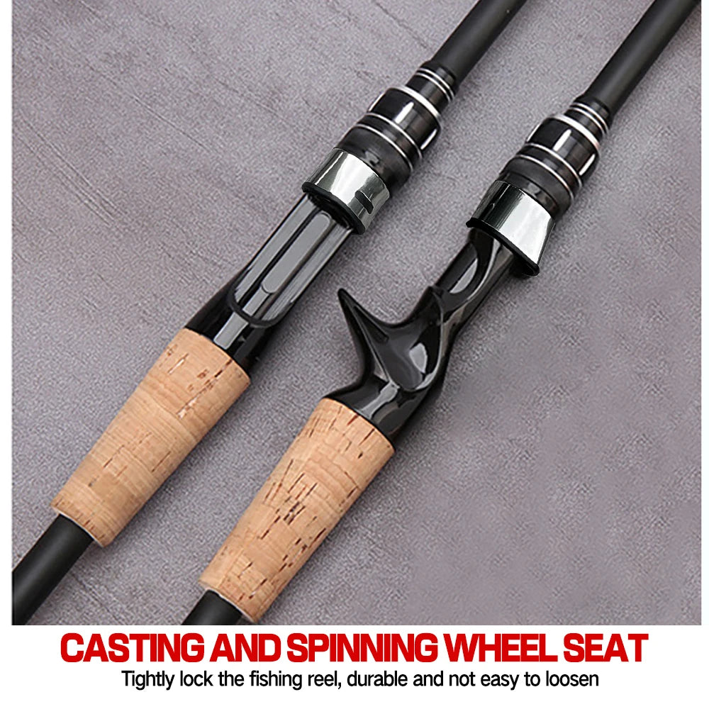 Beechcasting Rod Baitcasting Lure Fishing Rod Spinning Telescopic – Swordfish Fishing Store