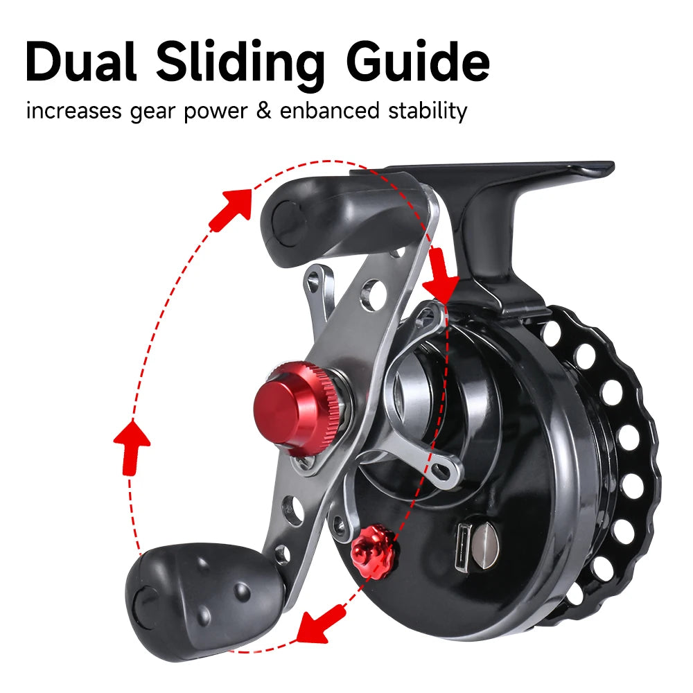 LEOFISHING Professional Spinning Ice Fishing Reels