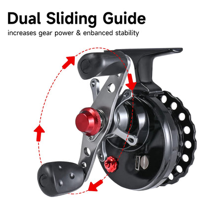 LEOFISHING Professional Spinning Ice Fishing Reels