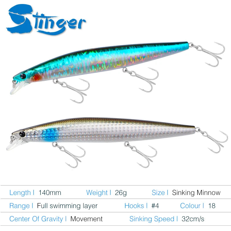 TSURINOYA Stinger 140S Fishing Lure