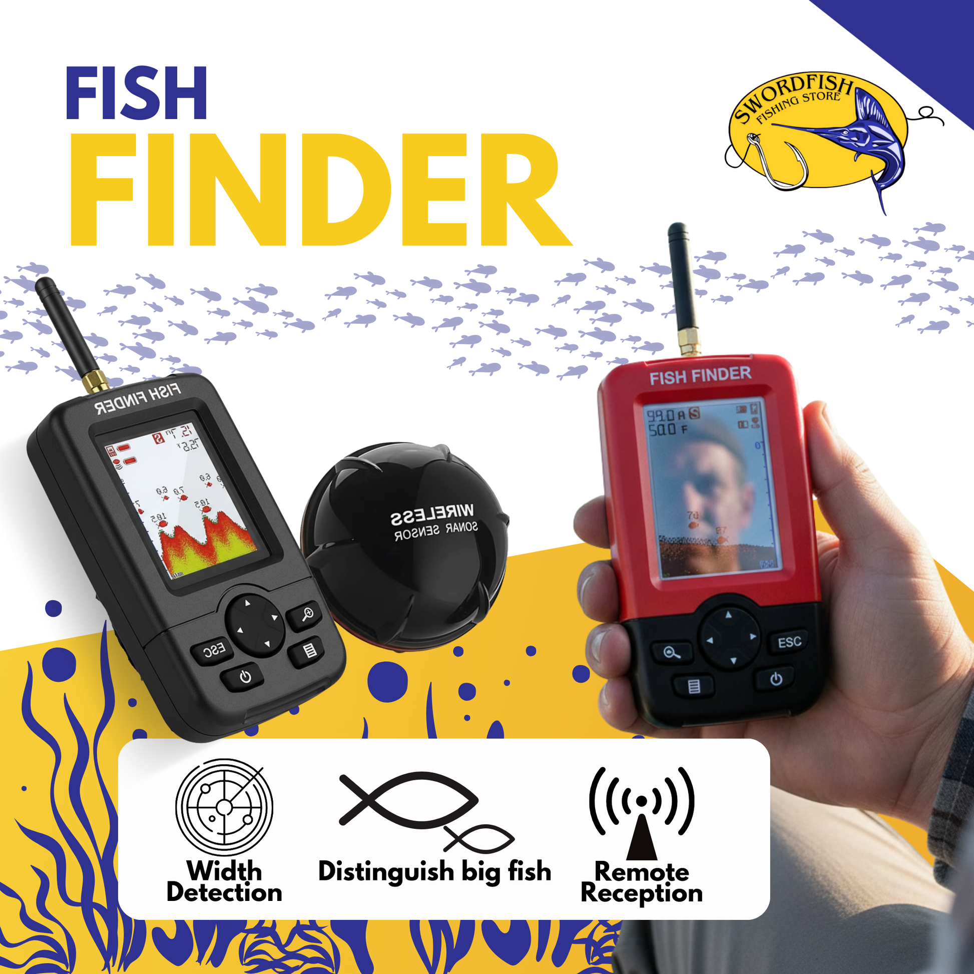 Wireless Sonar Alert Fish Finder – Swordfish Fishing Store Wireless Sonar Alert Fish Finder – Swordfish Fishing Store