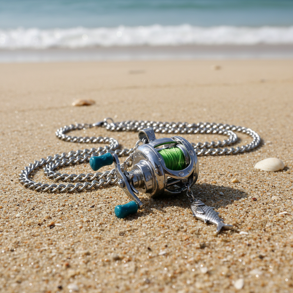 Fishing Reel Pendant